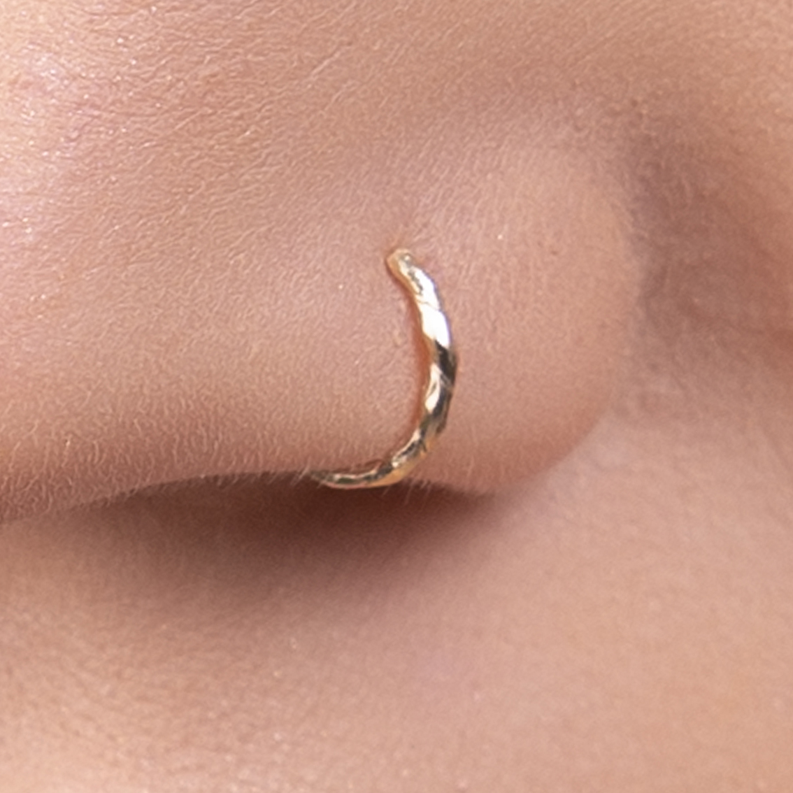 Gold Real Piercing Nose Ring Handmade Jewelry Gold Filled Nose Rings Faux  Vintage Charm Hoop Fake Piercing Grillz Punk Jewelry - AliExpress