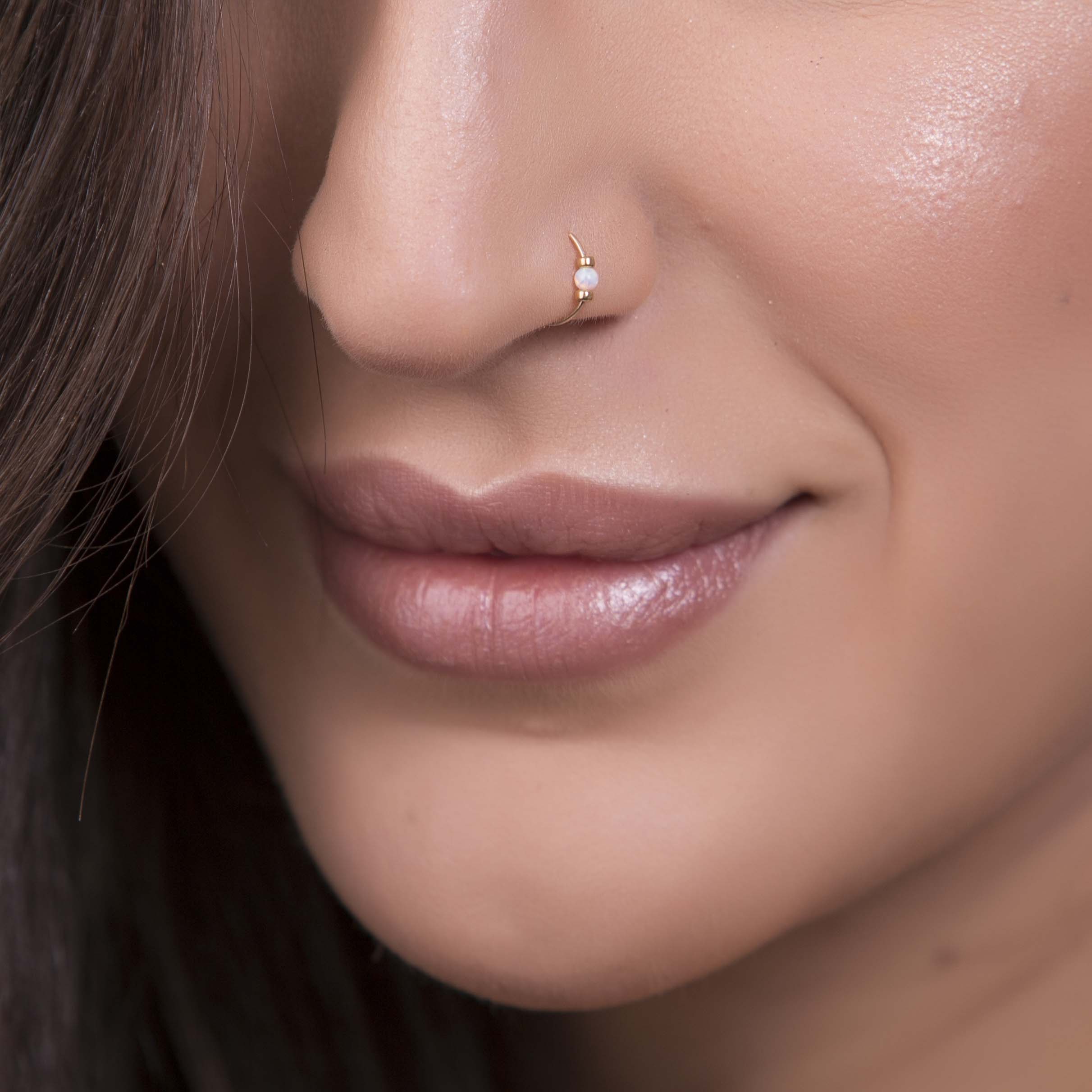 Buy VAMA Fashions Pressing Nose pin Stud Non Piercing Clip on Gold Nose Ring  Without piercing for Women & Girls (3 pcs combo nose pins) at Amazon.in
