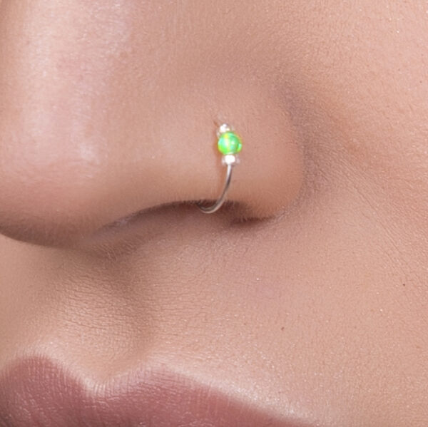 green nose ring