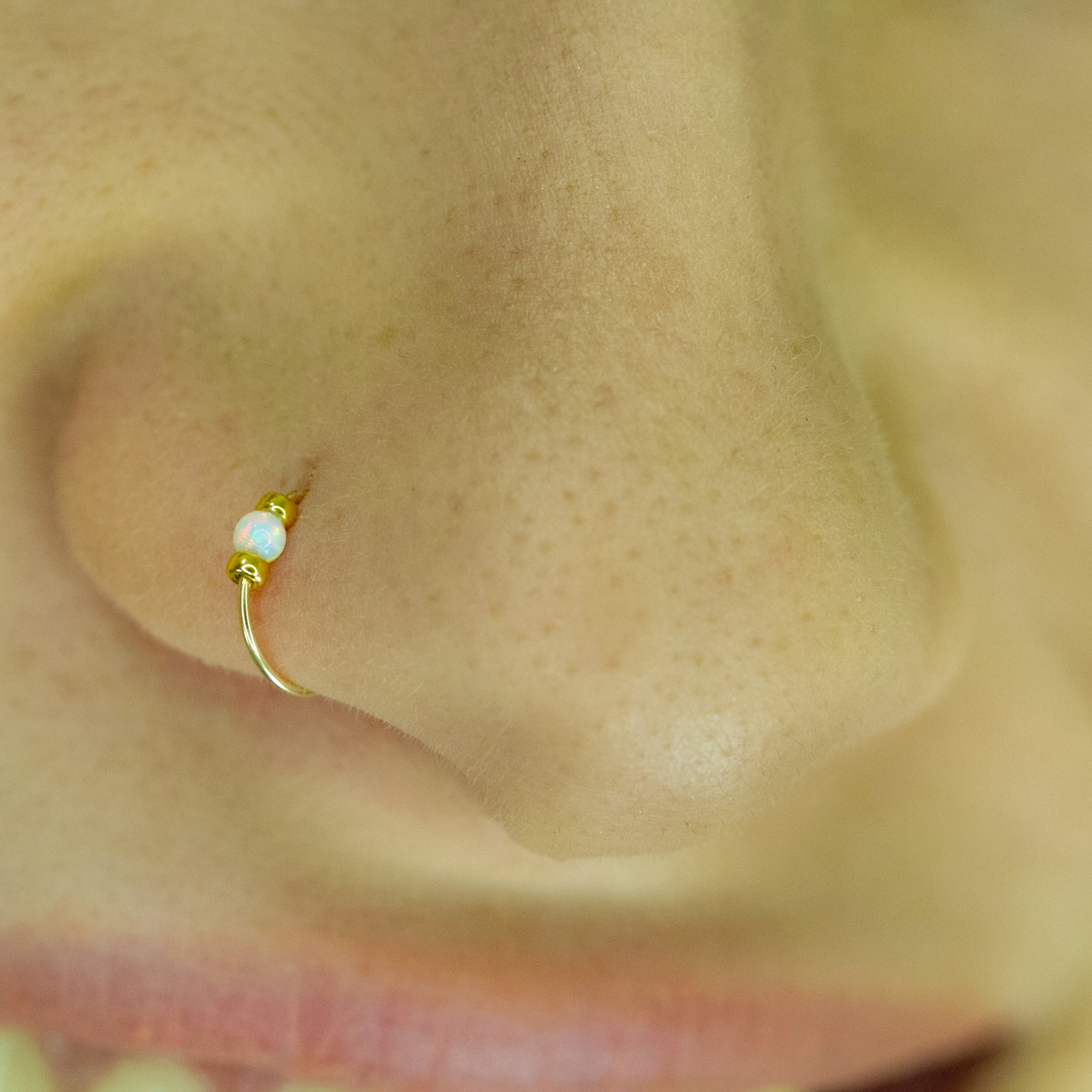Nose Ring Right Side|20g Surgical Steel Cz Nose Stud - Fashion Nostril Piercing  Jewelry