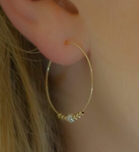 opal earrings dangle