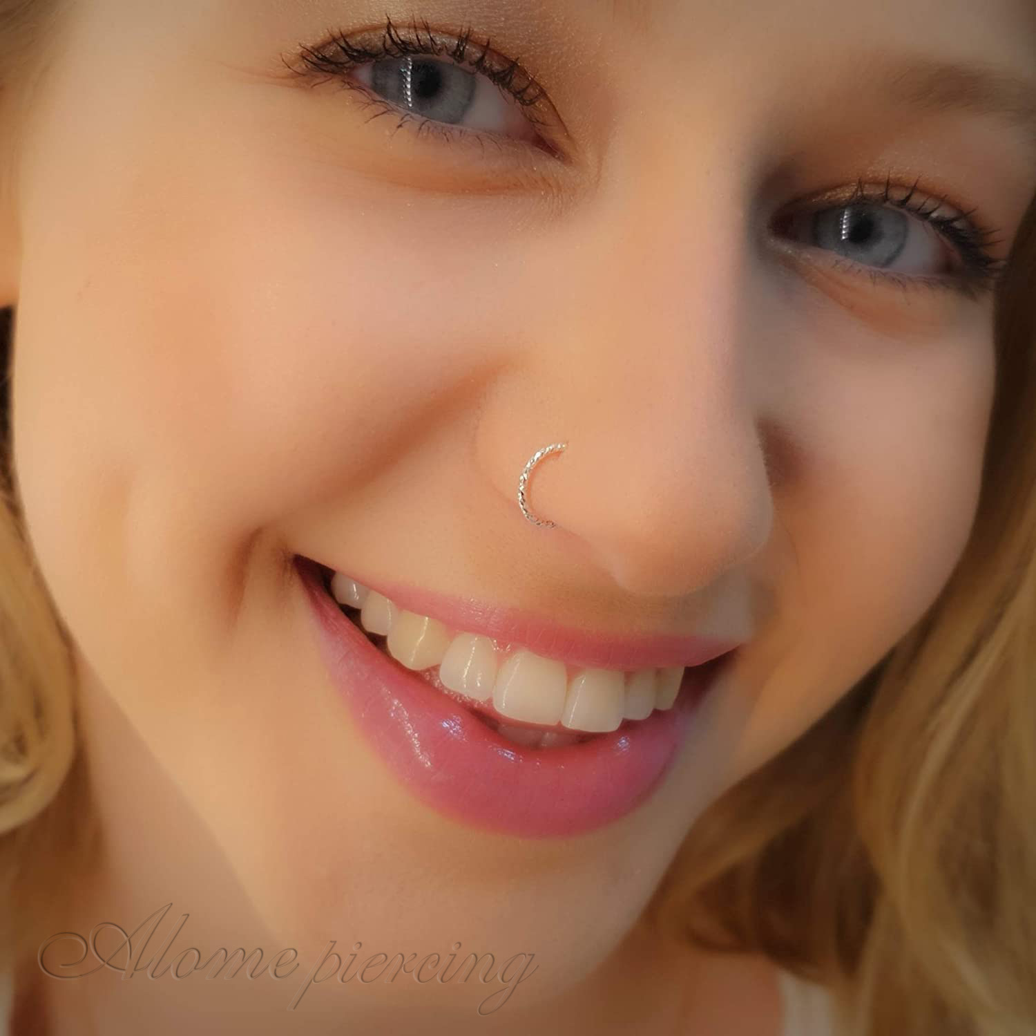 Tiny Silver Nose Ring Hoop - 24 Gauge Snug Nose Hoop Thin Nose Piercings  Hoops - Nose Piercing Rings on Galleon Philippines