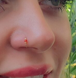 cherry nose ring