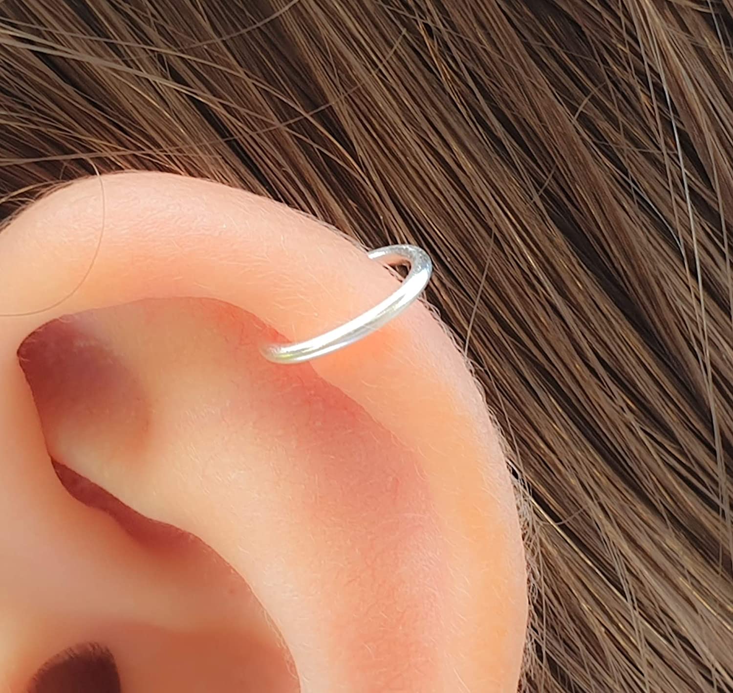 cartilage piercing hoop