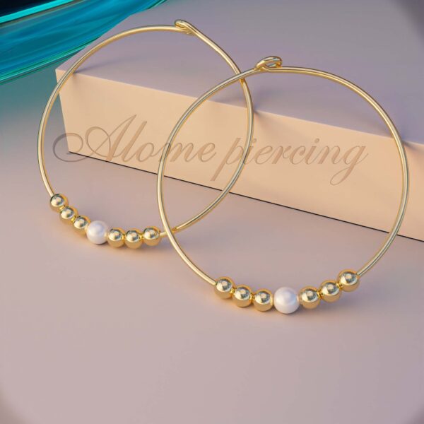 dainty 14k gold hoop earrings