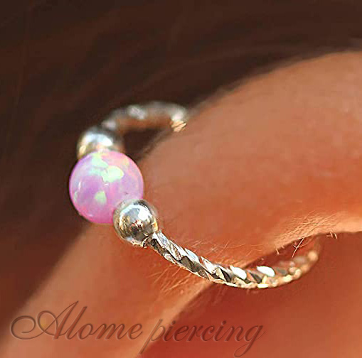 pink piercing jewelry