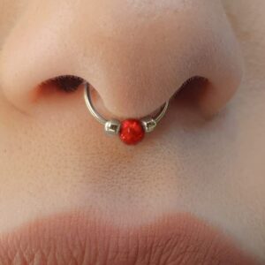 red septum jewelry
