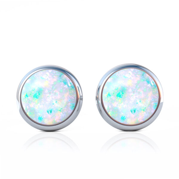 real opal nose stud