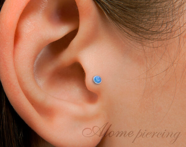 blue Opal piercing