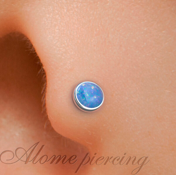blue Opal piercing