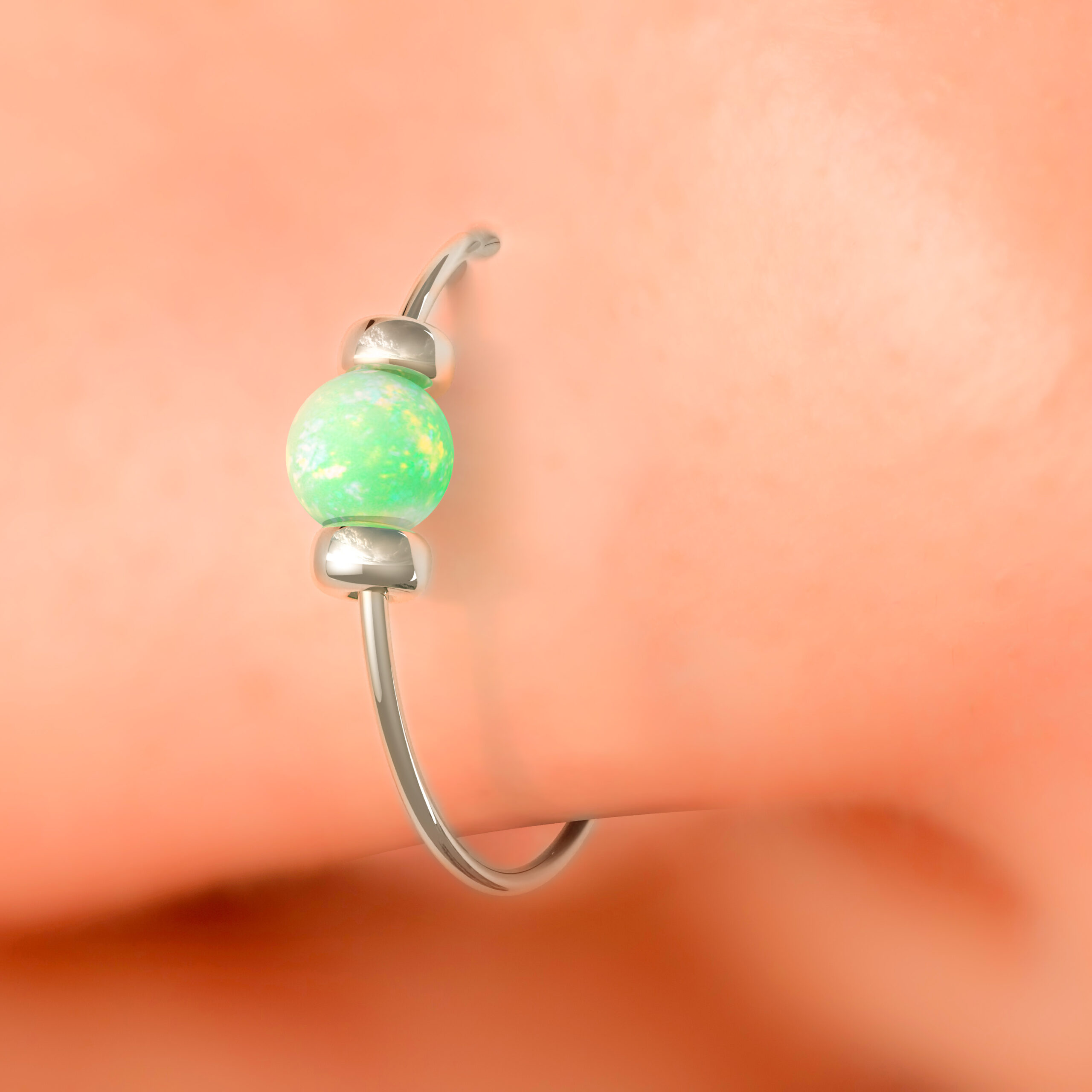 Thin Clip-On Silver Nose Ring - Jolliz