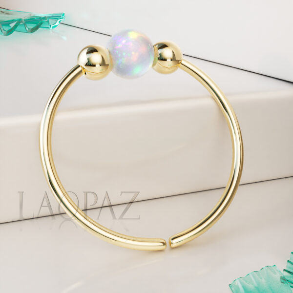 small gold nose hoop