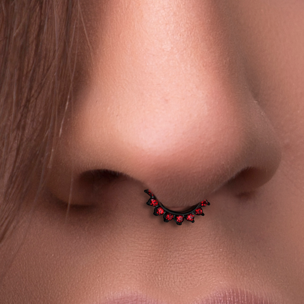 red septum jewelry