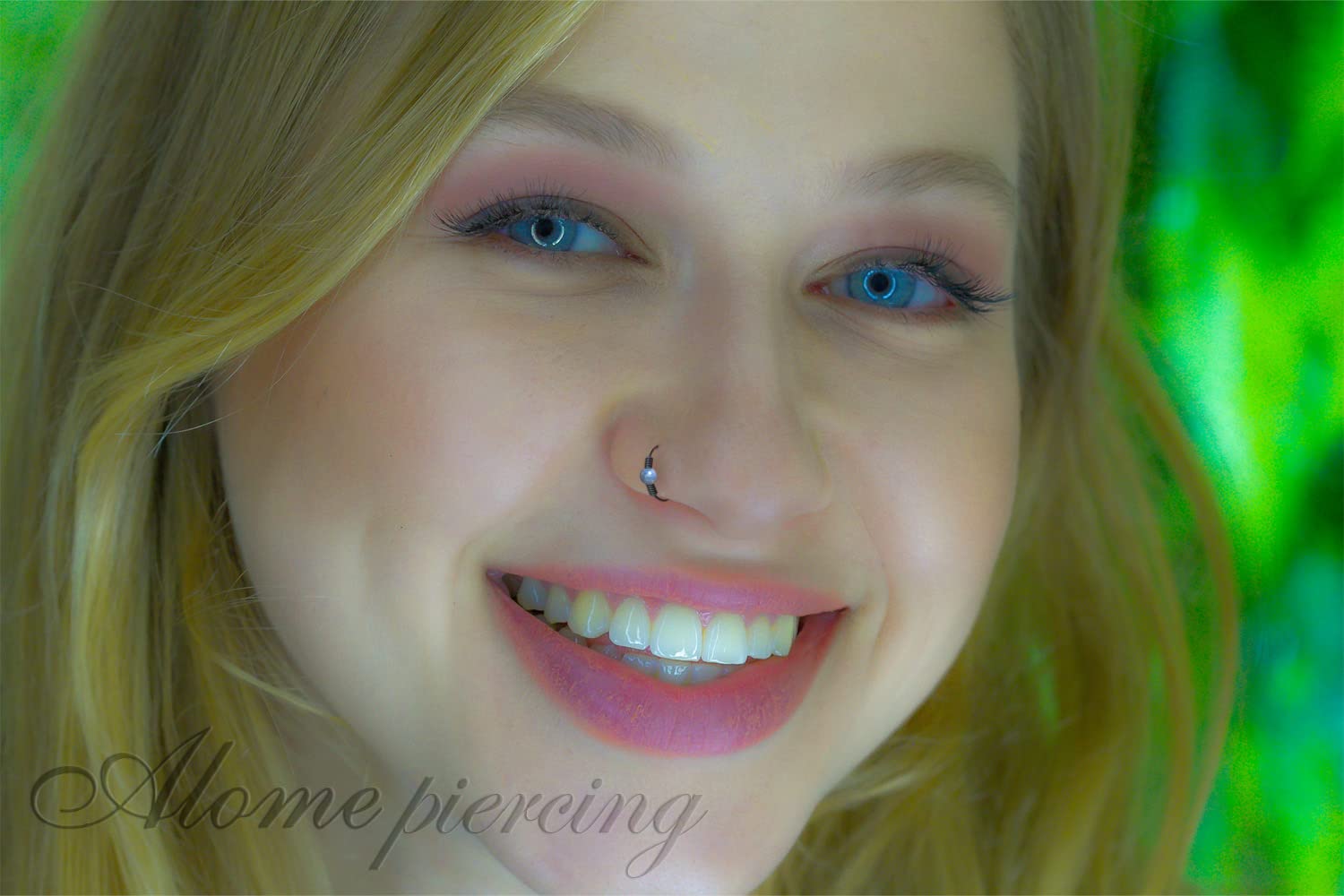 Amazon.com: Tiny Gold Nose Ring - Handmade 14k Gold Nose Piercing with a  2mm Black Gem - Thin 24 Gauge 7mm Hoop - Comfortable Nose Piercings :  Handmade Products
