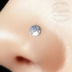 nose stud silver