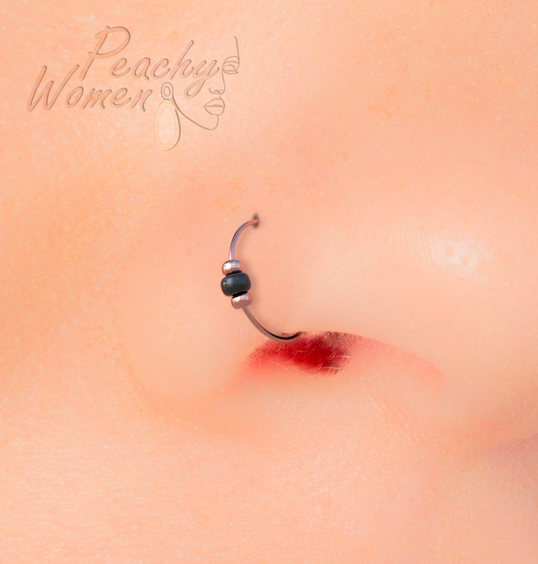 Vikeney Double Nose Ring for Single Piercing Spiral India | Ubuy