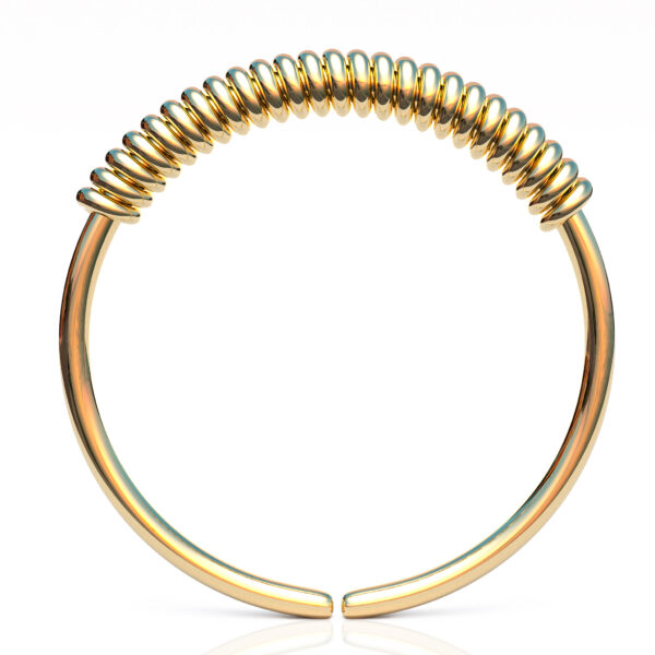 Gold nose ring wrap wire