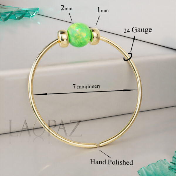 green nose ring size