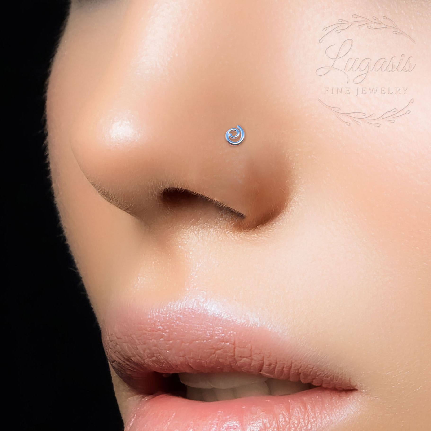 3mm Diamond Milgrain Nose Ring – FreshTrends