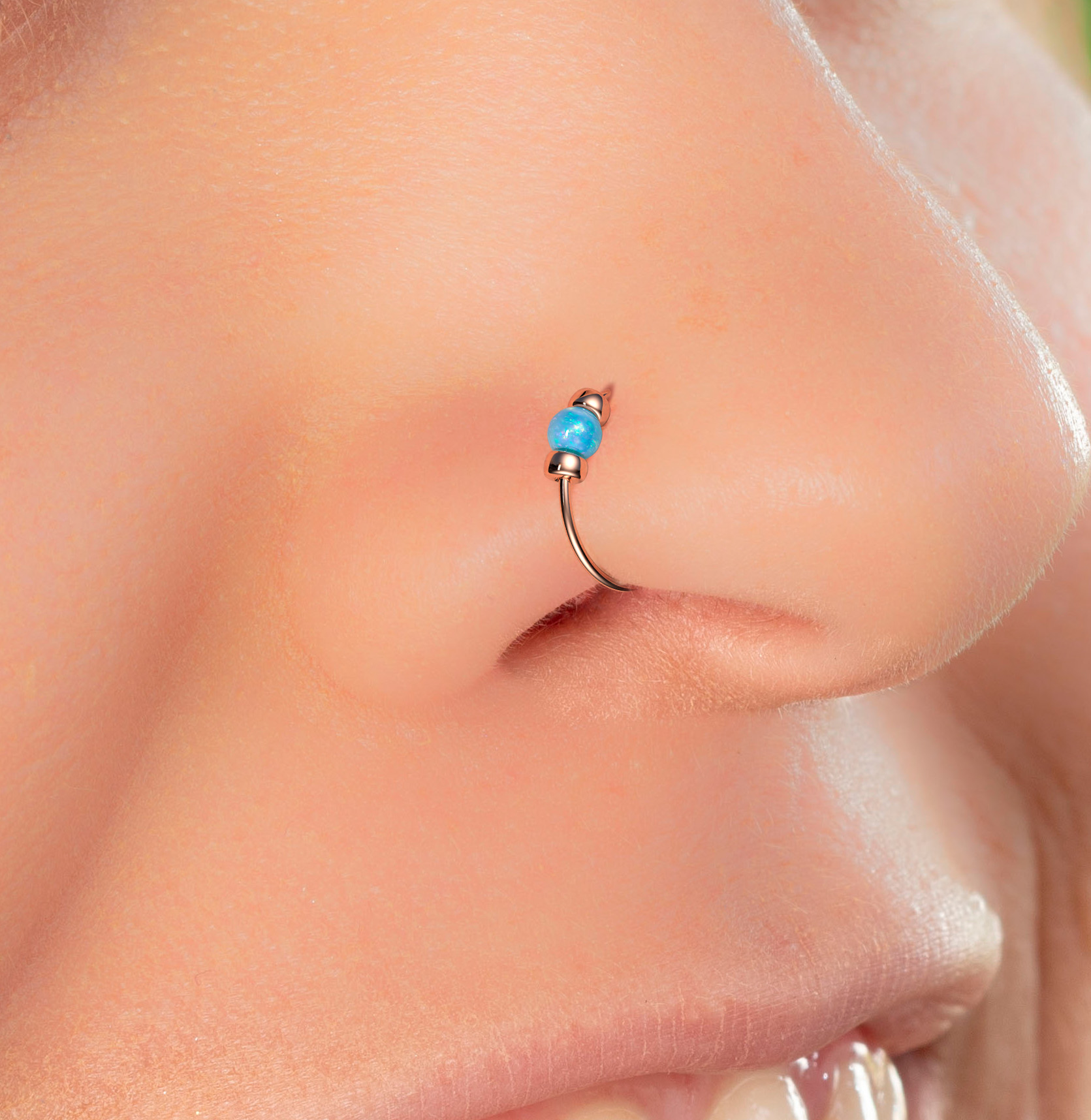 Sacce Scarves&Accessories 925 Carat Mini Pole Star Nose Ring Model -  Trendyol