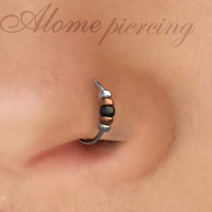 model nose ring beads