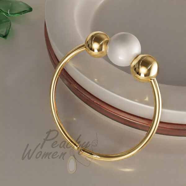 gold nose ring pearl